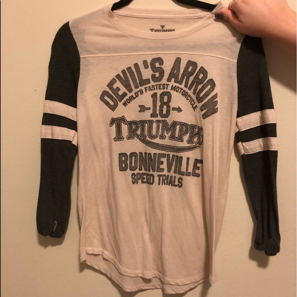 long sleeve triumph shirt